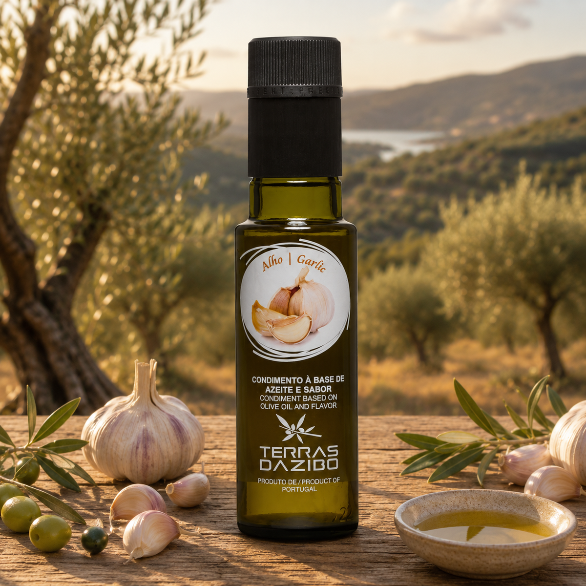 Condimento à base de azeite sabor Alho 100ml
